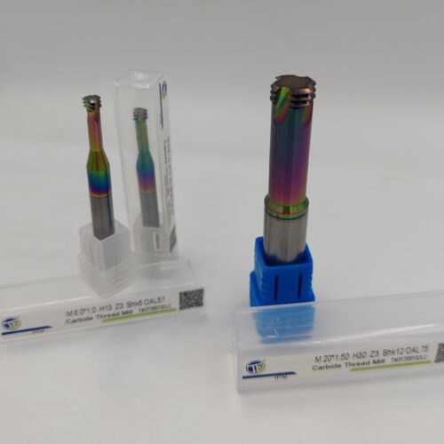 Carbide Thread Mill with Rainbow Coating